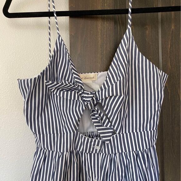 WOMENS STRIPED DRESS SZ LARGE - Picture 2 of 3